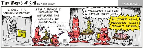 Credulous Cartoons and Comics - funny pictures from CartoonStock