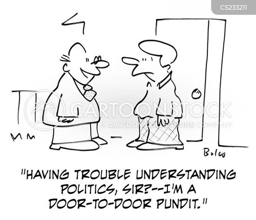 Doortodoor Salesman Cartoons and Comics funny pictures from