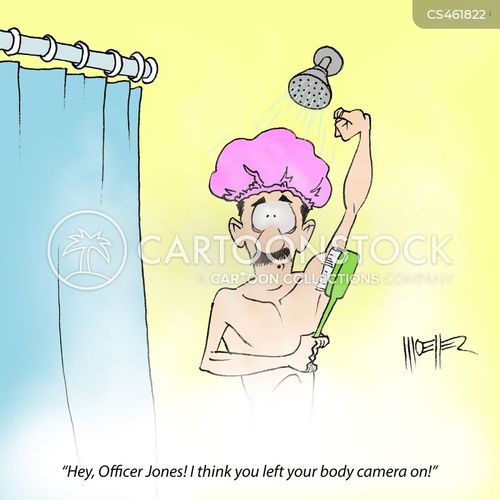 Body Cameras Cartoons and Comics - funny pictures from CartoonStock