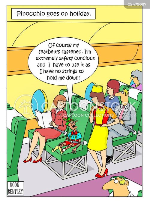 Seatbelts Cartoons and Comics funny pictures from CartoonStock