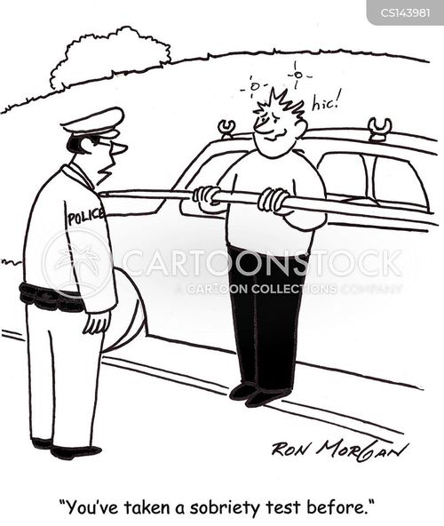 Breathalyzer Cartoons and Comics funny pictures from CartoonStock