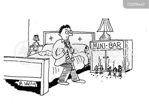 Mini Bar Cartoons and Comics funny pictures from CartoonStock