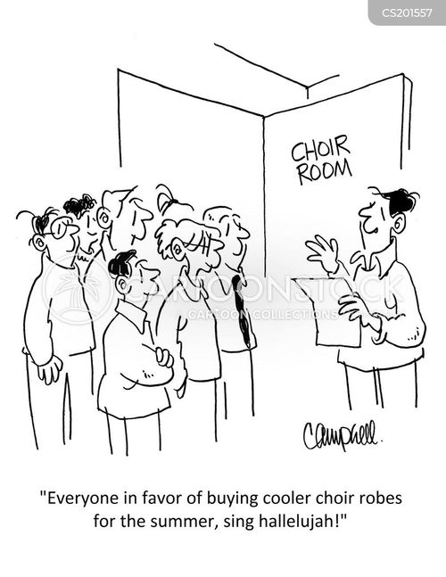Choir Cartoons And Comics Funny Pictures From CartoonStock