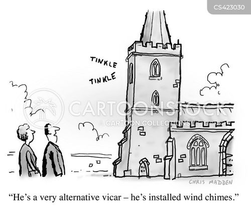 Wind Chimes Cartoons and Comics funny pictures from CartoonStock