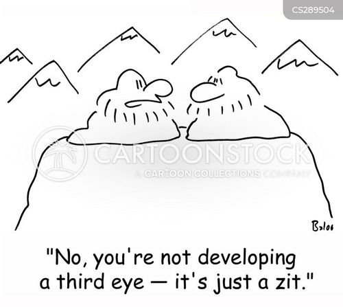 Third Eye Cartoons and Comics funny pictures from CartoonStock