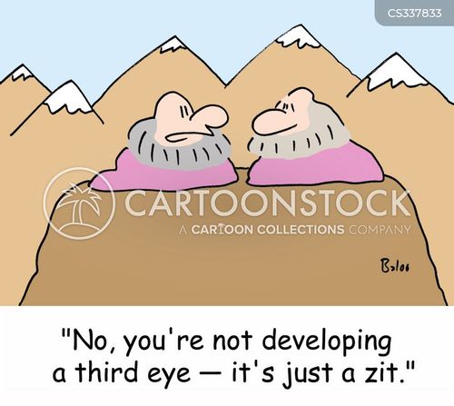 Third Eye Cartoons and Comics funny pictures from CartoonStock