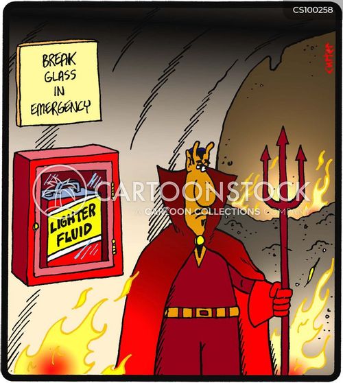 Lighter Fluid Cartoons and Comics funny pictures from CartoonStock