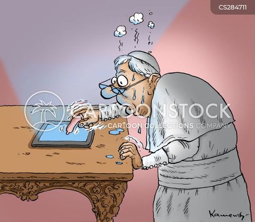Tablet Computers Cartoons and Comics funny pictures from CartoonStock