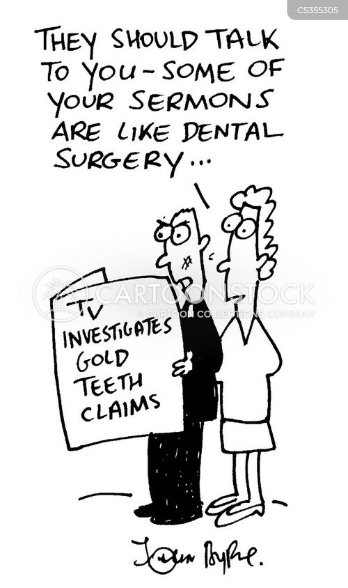 Gold Teeth Cartoons and Comics funny pictures from CartoonStock