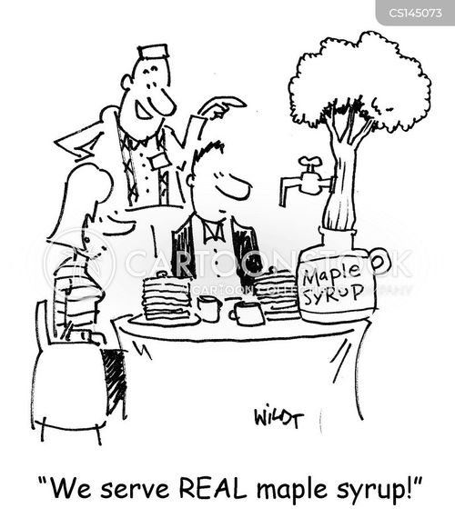Maple Syrup Cartoons and Comics funny pictures from CartoonStock