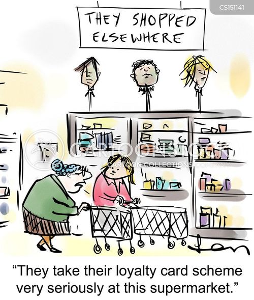 Loyalty Schemes Cartoons and Comics funny pictures from CartoonStock