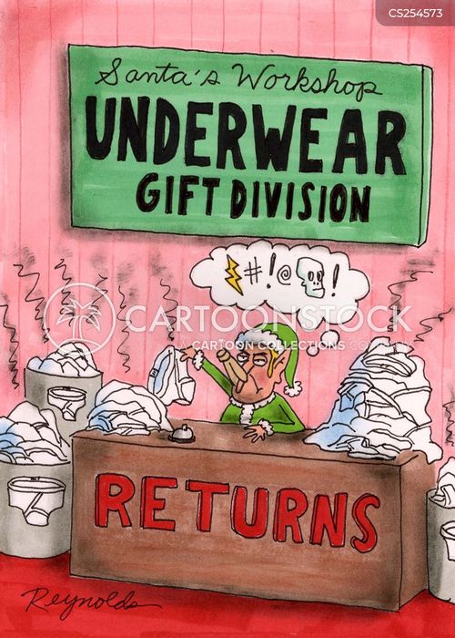 Returns Department Cartoons and Comics funny pictures from CartoonStock