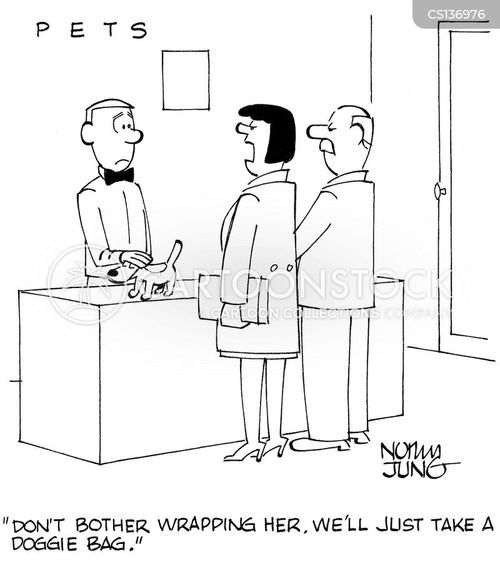 Doggie Bag Cartoons and Comics funny pictures from CartoonStock