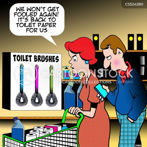 Toilet Brush Cartoons and Comics funny pictures from CartoonStock