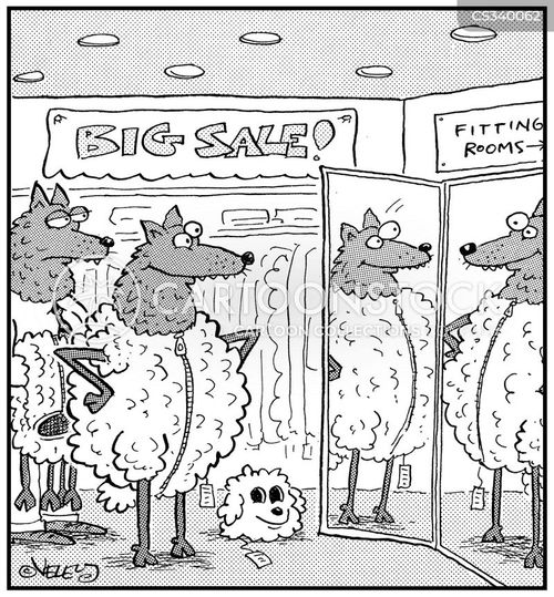 Wolf In Sheep's Clothing Cartoons and Comics funny pictures from CartoonStock