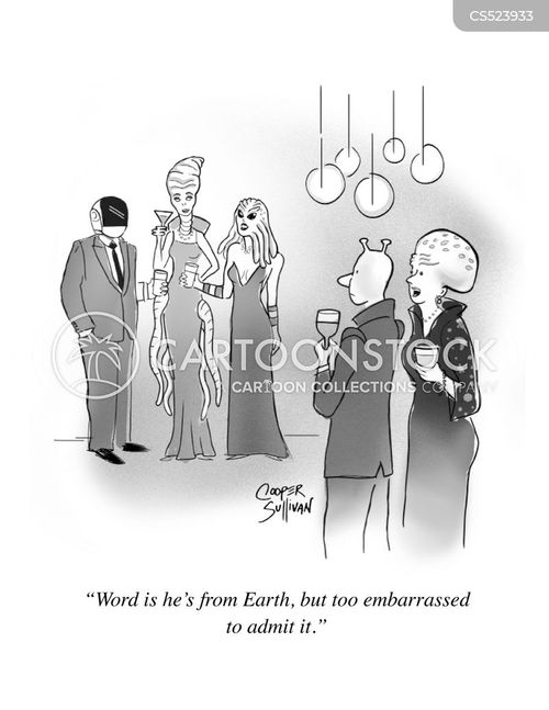 Alien Social Gathering Cartoons and Comics - funny pictures from ...