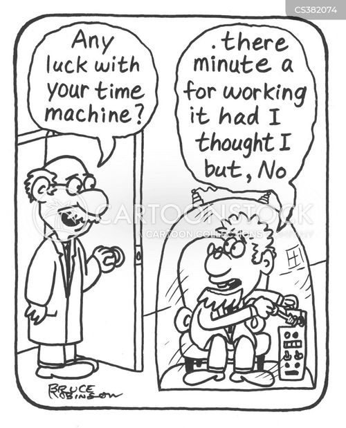 Time Machines Cartoons and Comics funny pictures from CartoonStock