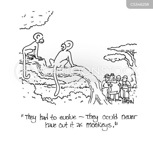 Evolutive Theory Cartoons And Comics Funny Pictures From CartoonStock