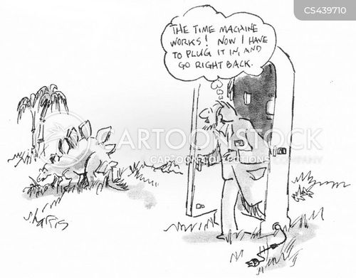 Time Machine Cartoons and Comics funny pictures from CartoonStock