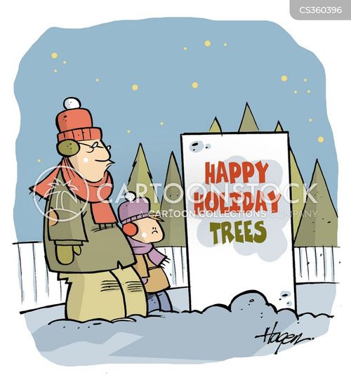 Christmas Tree Farm Cartoons and Comics funny pictures from CartoonStock
