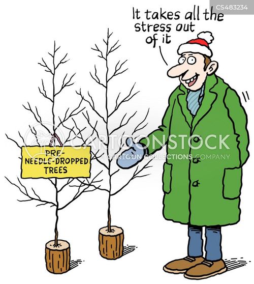Christmas Tree Farm Cartoons and Comics funny pictures from CartoonStock