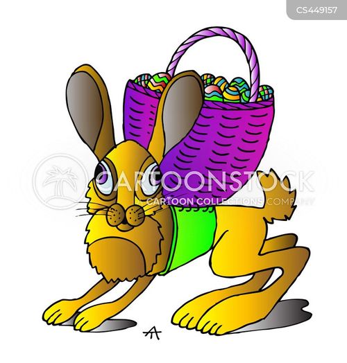 Comic Easter Rabbits Easter Rabbit Cartoons and Comics - funny pictures from CartoonStock