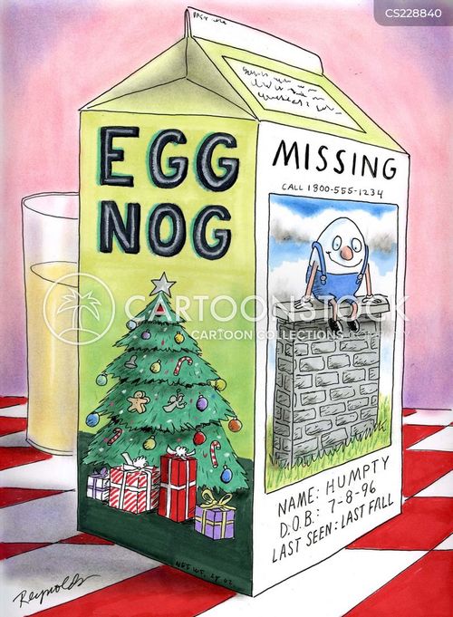 Eggnog Cartoons and Comics funny pictures from CartoonStock