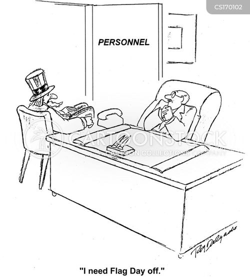 Flag Day Cartoons and Comics funny pictures from CartoonStock