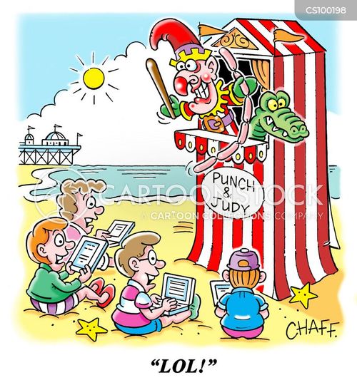 Punch And Judy Cartoons and Comics funny pictures from CartoonStock