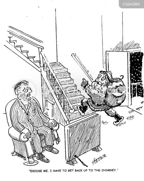 Chimney Access Cartoons and Comics funny pictures from CartoonStock