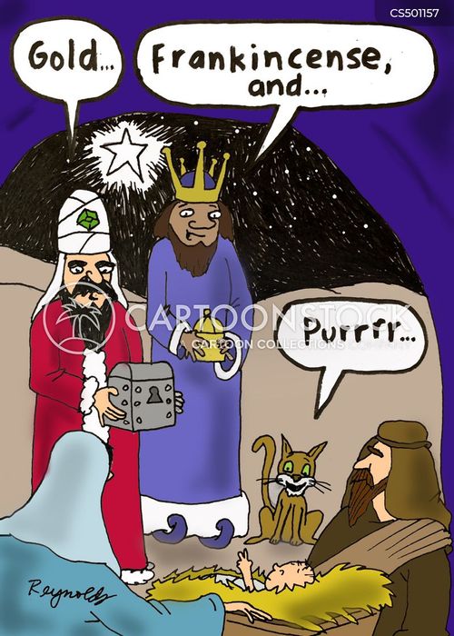 Nativity Scenes Cartoons and Comics funny pictures from CartoonStock