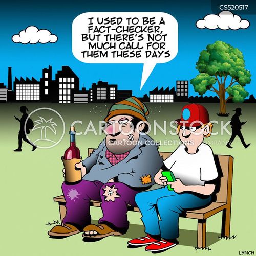 Fact Check Cartoons and Comics funny pictures from CartoonStock