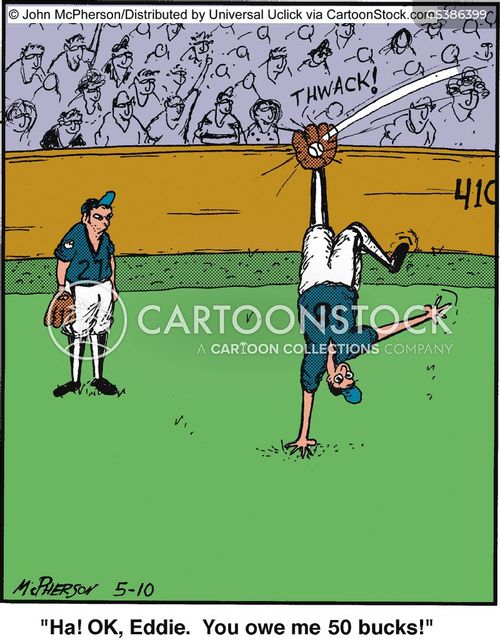 Playing Baseball Cartoons and Comics funny pictures from CartoonStock