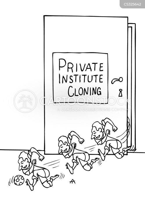 Cloning Laboratory Cartoons and Comics funny pictures from CartoonStock