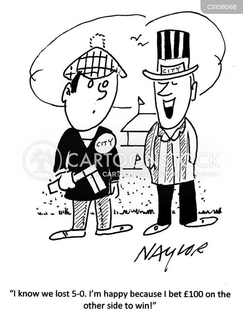 Betting Shop Cartoons and Comics funny pictures from CartoonStock