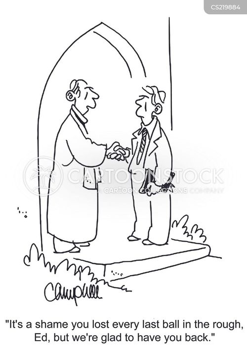 Lost Golf Ball Cartoons and Comics funny pictures from CartoonStock