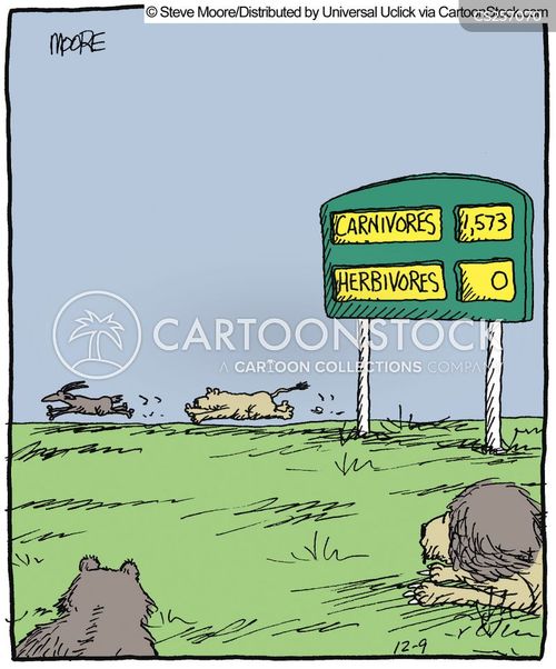 Herbivore Cartoons and Comics funny pictures from CartoonStock