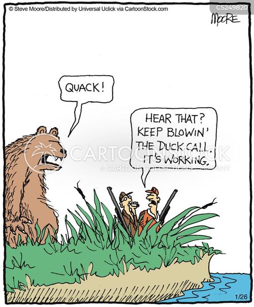 Duck Call Cartoons and Comics funny pictures from CartoonStock