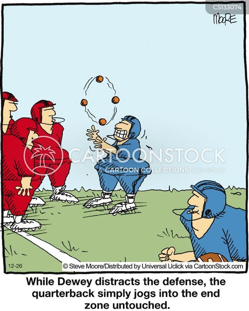 Linebacker Cartoons and Comics funny pictures from CartoonStock