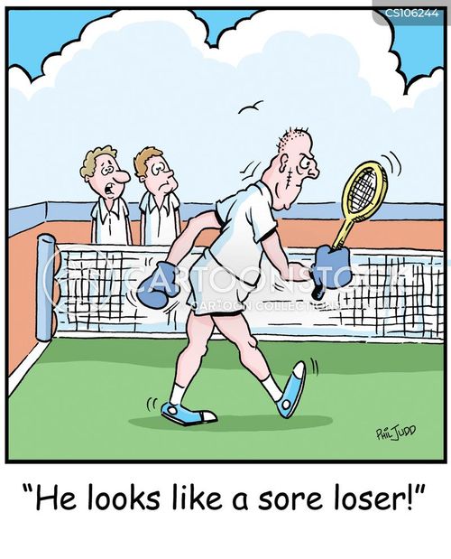 Tennis Serve Cartoons and Comics funny pictures from CartoonStock