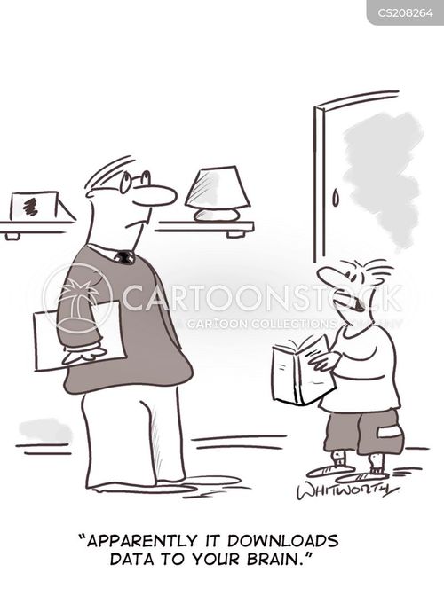 Cartoon Ereader E-reading Cartoons and Comics - funny pictures from CartoonStock