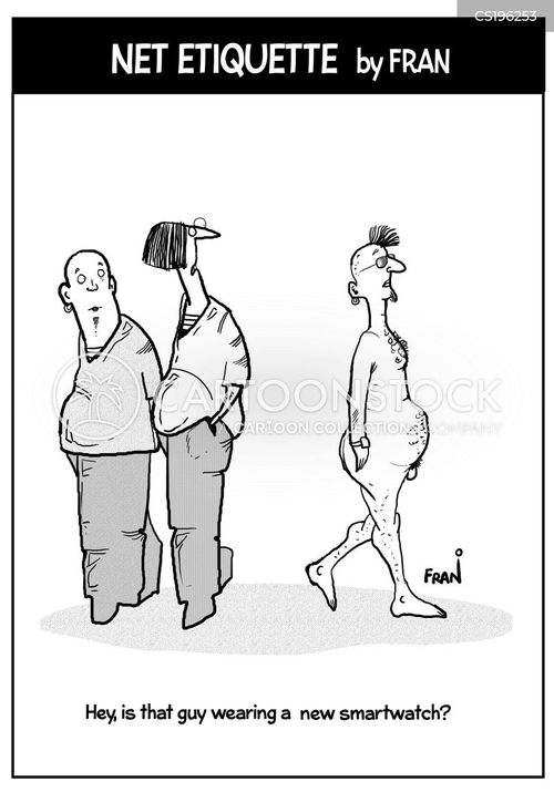 Smart Watches Cartoons and Comics funny pictures from CartoonStock