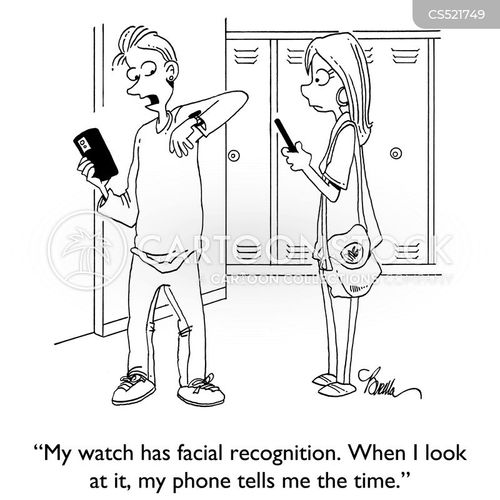 Facial Recognition Cartoons and Comics - funny pictures from CartoonStock