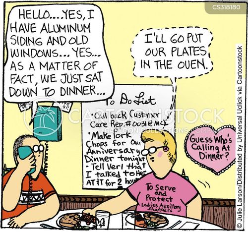 Telemarketers Cartoons and Comics funny pictures from CartoonStock