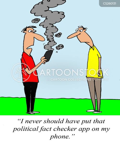 Fact Checker Cartoons and Comics funny pictures from CartoonStock