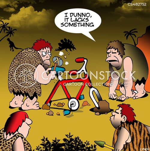 Incomplete Bicycle Cartoons and Comics - funny pictures from CartoonStock