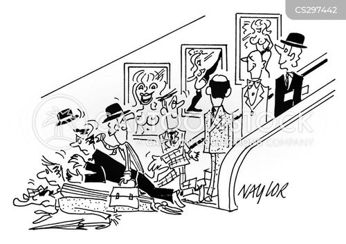 Distracted Commuters Cartoons and Comics - funny pictures from CartoonStock