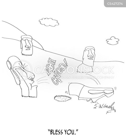 Easter Island Head Cartoons and Comics funny pictures from CartoonStock