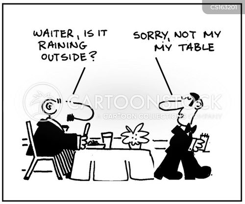 Waiting Tables Cartoons and Comics funny pictures from CartoonStock