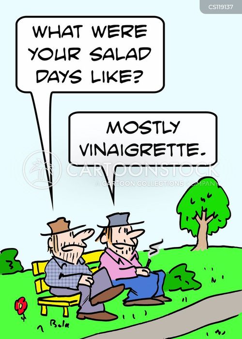 Salad Days Cartoons and Comics funny pictures from CartoonStock